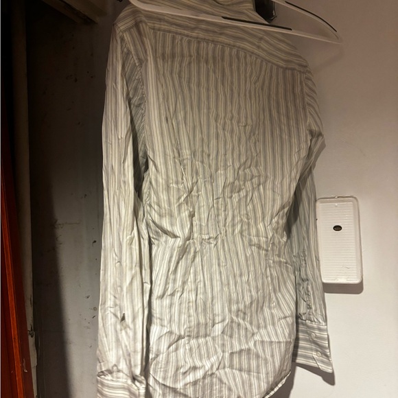 Miu Miu Casual Striped Shirt dress suit blouse classic top - Picture 4 of 9